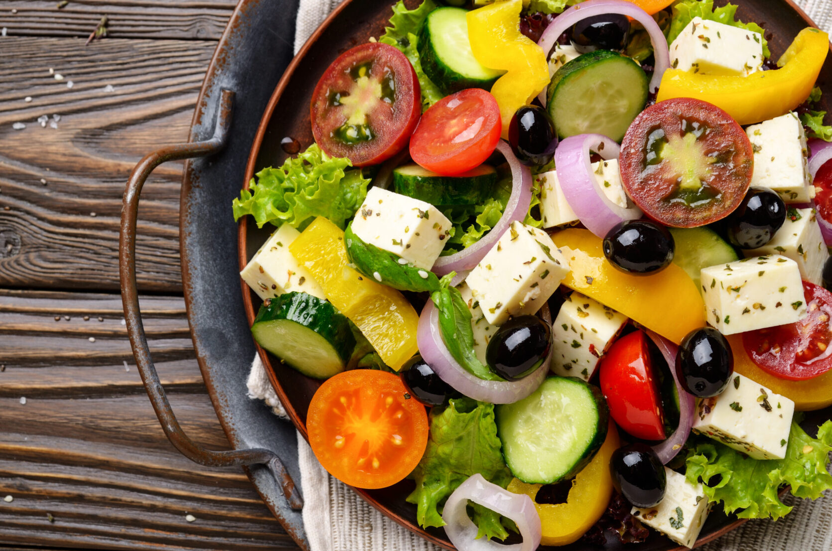 Cómo llevar una dieta equilibrada a través de los colores.